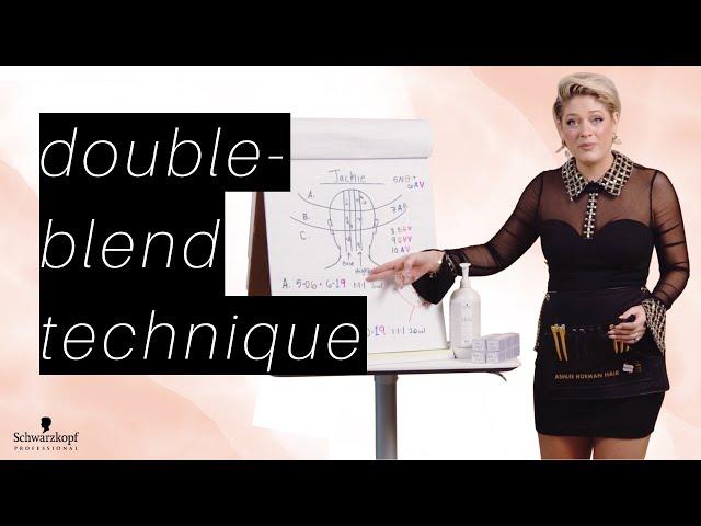 Double-Blend Technique using  tbh - true beautiful honest | Schwarzkopf Professional