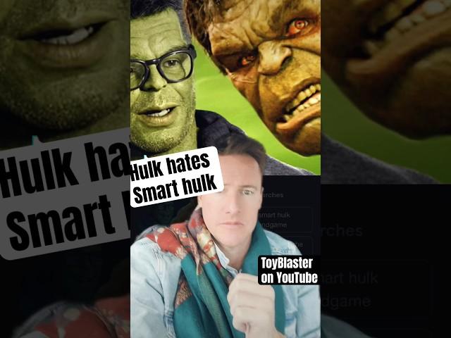 Does Marvel Hulk actually hate the smart hulk banner? #hulk