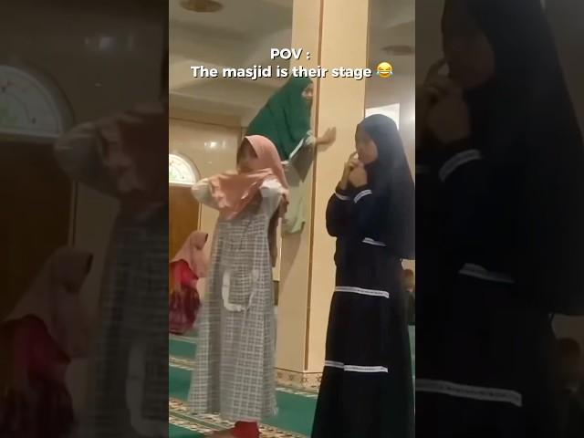 Masha Allah, masjid with kids are the best ️