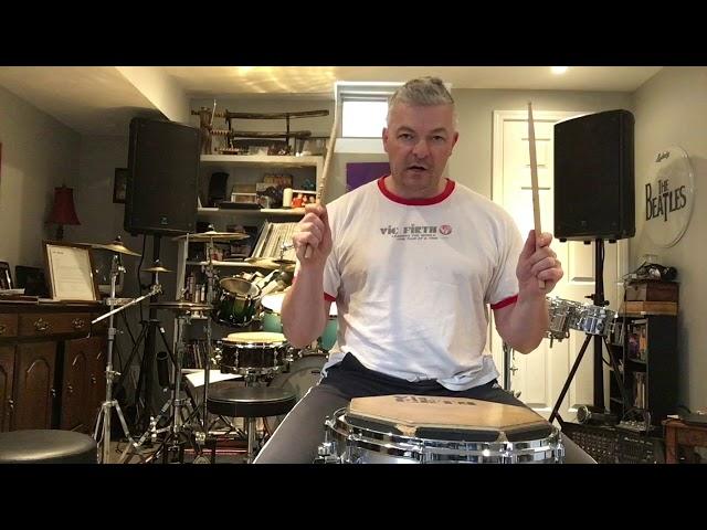 Drum Teacher Tim Connolly Demonstrating Freestroke/ Fullstroke