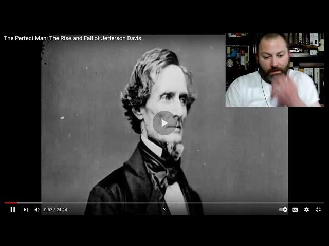 Kris reacts to Chris Oxenford The Perfect Man The Rise and Fall of Jefferson Davis