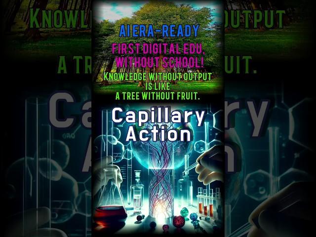 DTM OUTPUT, Discovering the Amazing Capillary Action! The Mystery of the Meniscus #digital  #ai