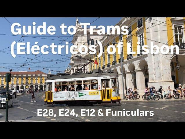 Guide to the yellow trams of Lisbon, Portugal (eléctricos em Lisboa) Tram 28 Tram 12 Tram 24 #Lisboa