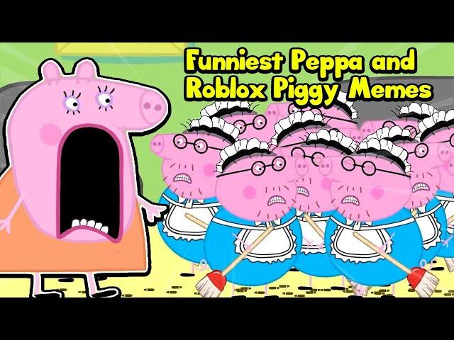 Funniest Peppa and Roblox Piggy MEMES By Bomber B / Roscoe *BEST EVER*