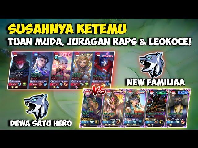 Kerasnya Ketemu Tuan Muda, Juragan Raps & Leokoce! Vs Top Global Rank