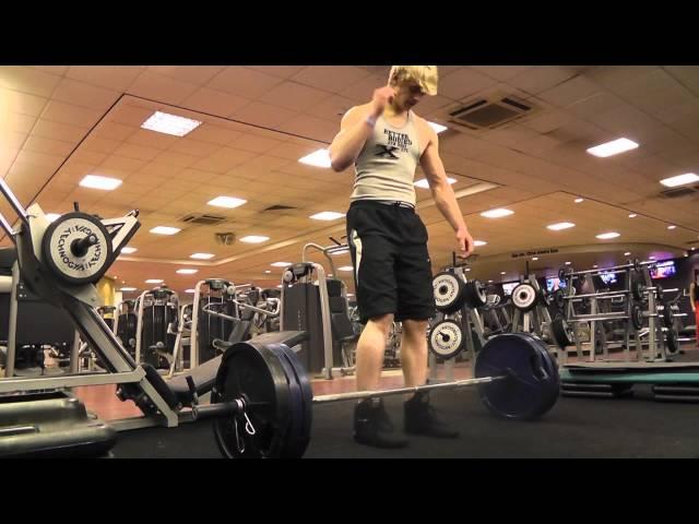 Witnessoffitness- Jed Hassell 308lbs deadlift and Back posing.