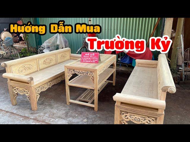 Hướng dẫn mua bộ trường kỷ gỗ gụ | Đồ gỗ Thành Khuyên
