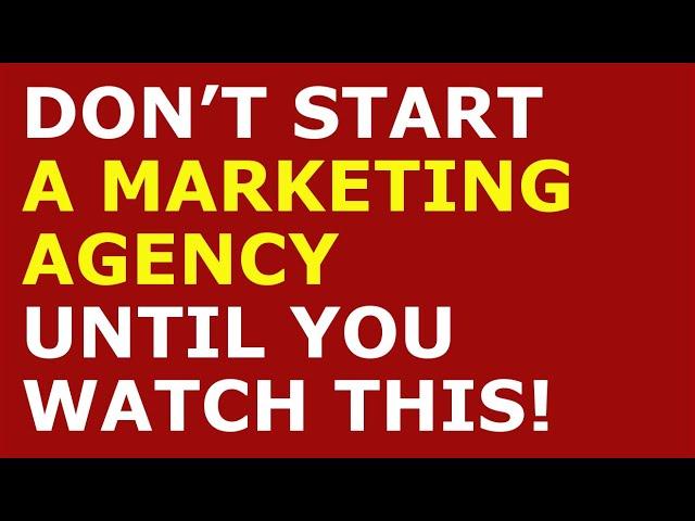 How to Start a Marketing Agency Business | Free Marketing Agency Business Plan Template Included