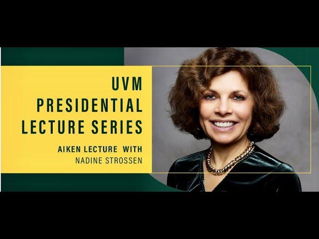 Aiken Lecture 2024 with Nadine Strossen