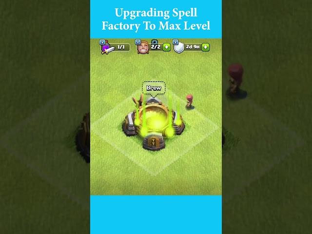 Spell Factory Evolution From Level 1 To Max Level .