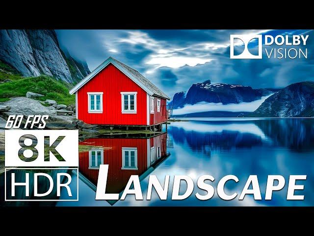 LANDSCAPE - The Most BEAUTIFUL Earth Video You'll Ever See in 8K HDR 60 FPS