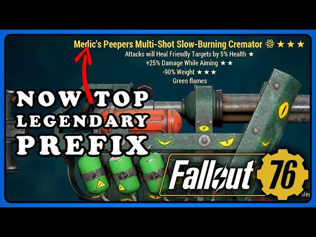 Fallout 76: New and Improved Medic's Legendary Effect. You Will Need It.