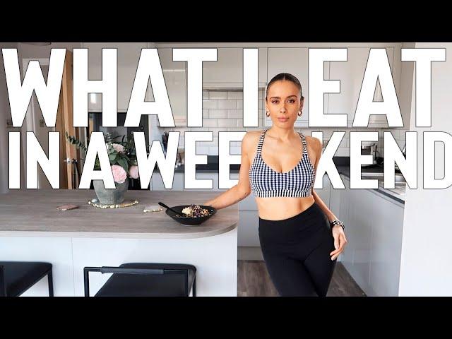 WORK OUT WITH ME + WHAT I EAT IN A WEEKEND | Suzie Bonaldi