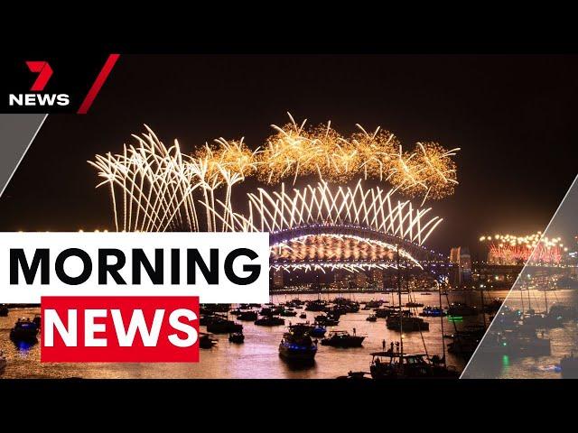 Australia welcomes 2025, Queensland storm, Sydney health warning | 7NEWS