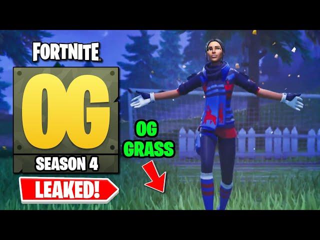 Fortnite Season 4 OG - FULLY LEAKED!