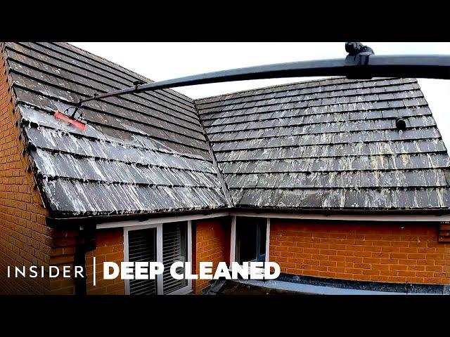 How 28 Years Of Moss Is Deep Cleaned From A Roof | Deep Cleaned