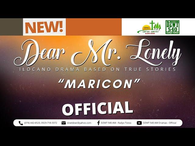 Dear Mr. Lonely - Maricon | November 9, 2024 #DZWTDramasOfficial #DearMrLonelyOfficial