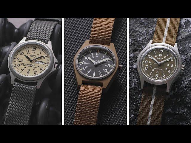 20 Excellent Field Watches For Small Wrists & All Budgets (Timex, Seiko, Hamilton, Marathon & More!)