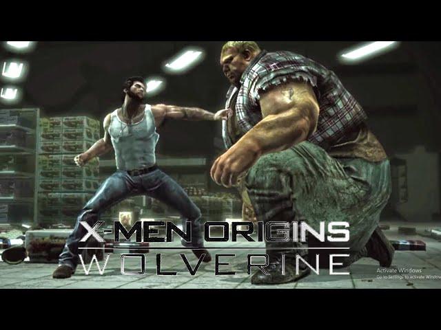 X-Men Origins: Wolverine | Wolverine vs Blob Boss Fight | Shadowlord Gameplay