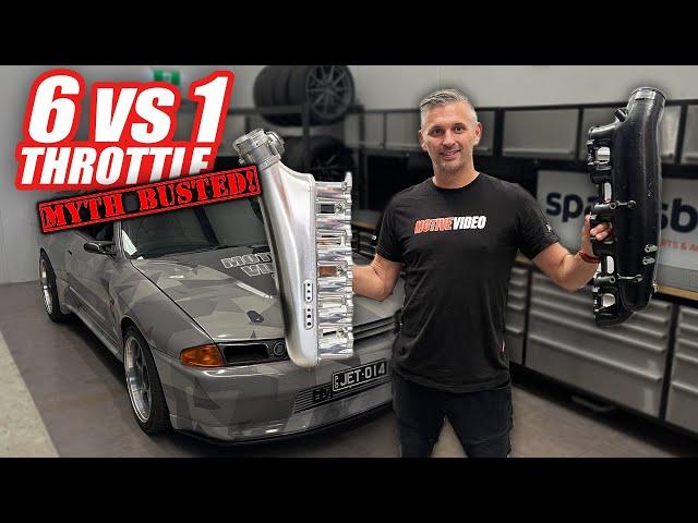 6 vs Single-Throttle - Which One is Better on 1000hp RB26? - Motive Garage R32 Skyline GT-R