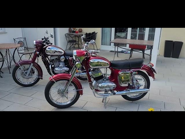 JAWA 350 Baujahr 1970 im direkten Vergleich mit JAWA 300 CL Baujahr 2021