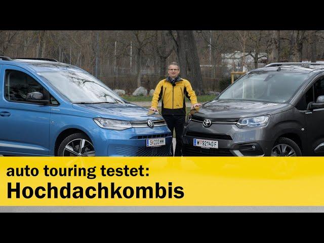 Im Test: VW Caddy & Toyota Proace City Verso  | ÖAMTC auto touring