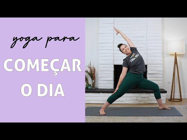 Yoga para começar o dia ( yoga matinal ) | 10 Min - Pri Leite