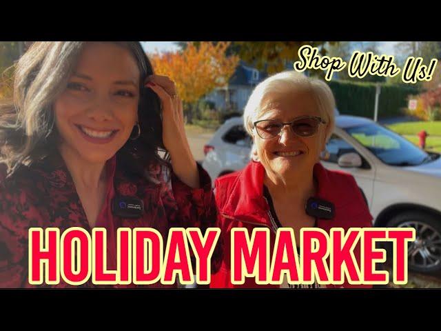 Shop With Us At Holiday Markets and Bazaars - Vlog - #trending