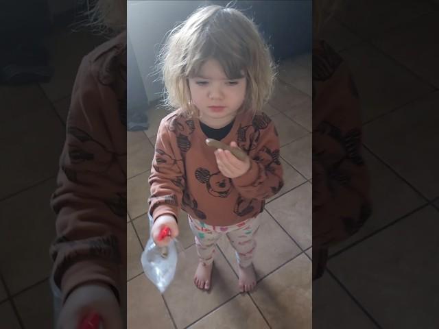 Somethings should not be eaten cold... ##shorts #toddlers #daddy
