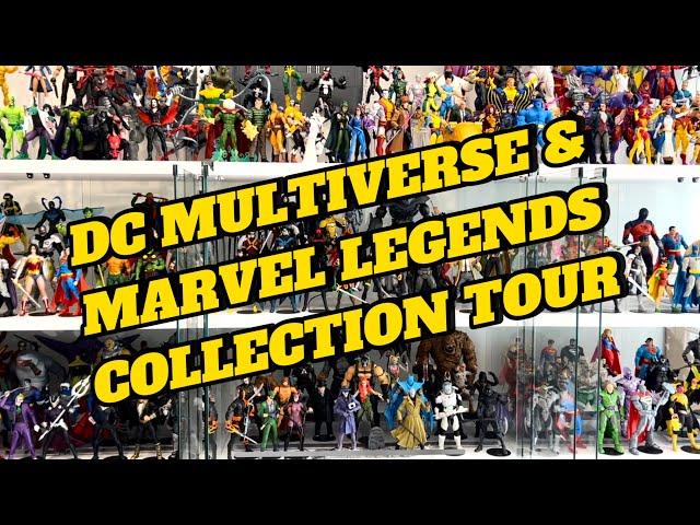 DC Multiverse Collection & Action Figure Tour ft. Batman Superman X-Men Spider-Man Avengers