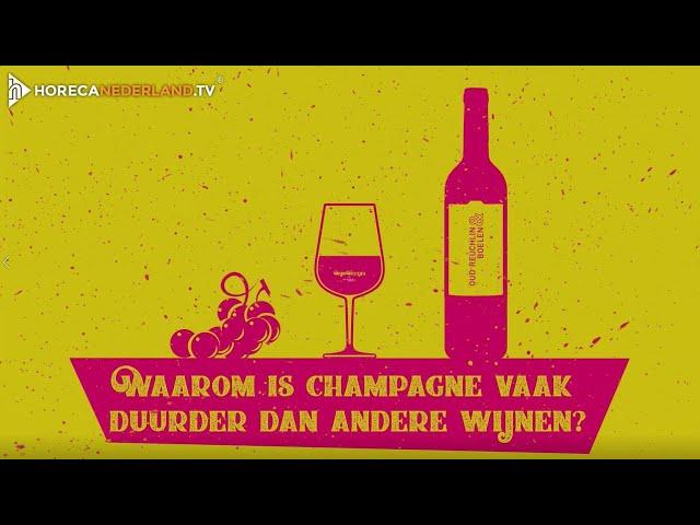 WAAROM IS CHAMPAGNE VAAK DUURDER DAN ANDERE WIJNEN?