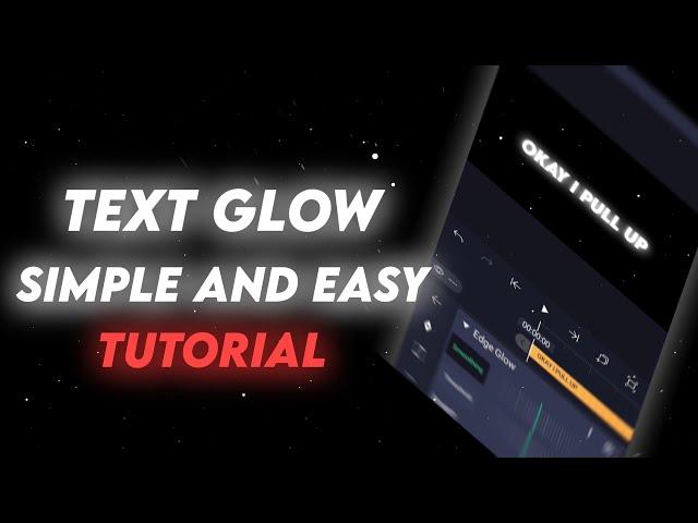 How To Add Deep Text Glow Effect In Alight Motion | Beginners Tutorial