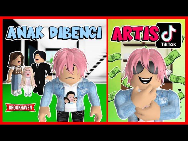 Anak DIBENCI SUKSES menjadi ARTIS TIKTOK Feat @sapipurba Brookhaven Rp Roblox