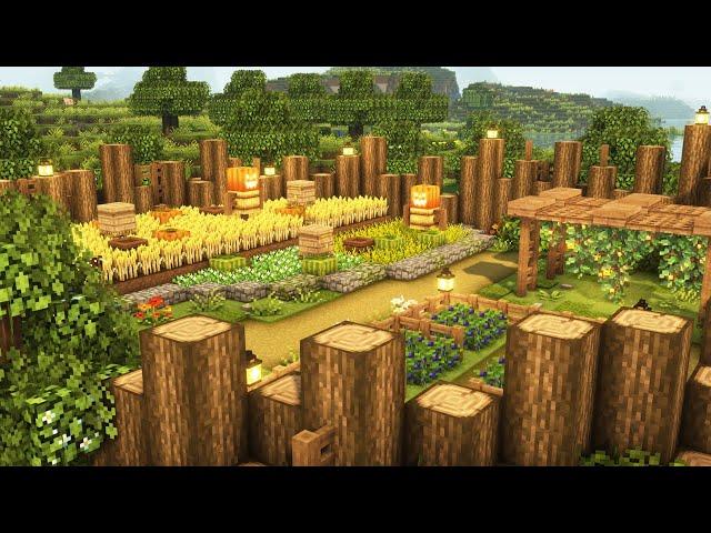 [Minecraft]  Aesthetic Farm Tutorial / Mizuno's 16 Craft Resource Pack