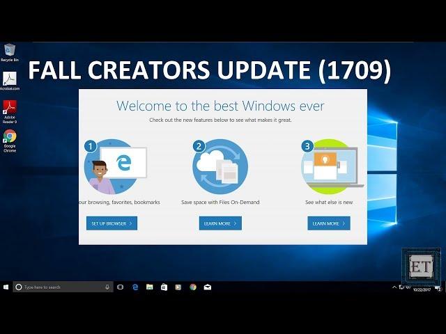 Windows 10 Fall Creators Update [1709: How to Upgrade]