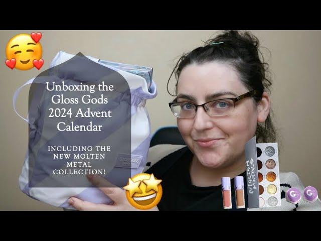 Unboxing the Gloss Gods 2024 Advent Calendar | Including the New Molten Metals Collection