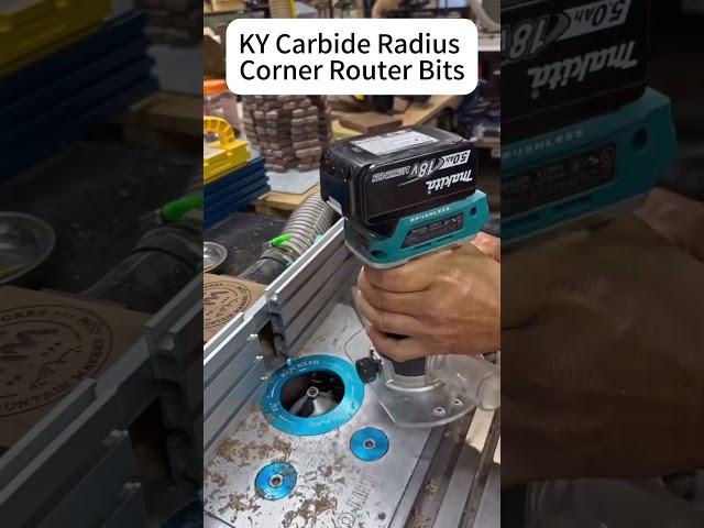 KY Carbide Radius Corner Router Bits With Indexable Insert