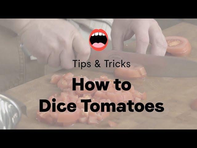 How to Dice Tomatoes | Chef Daniel Holzman | Project Foodie