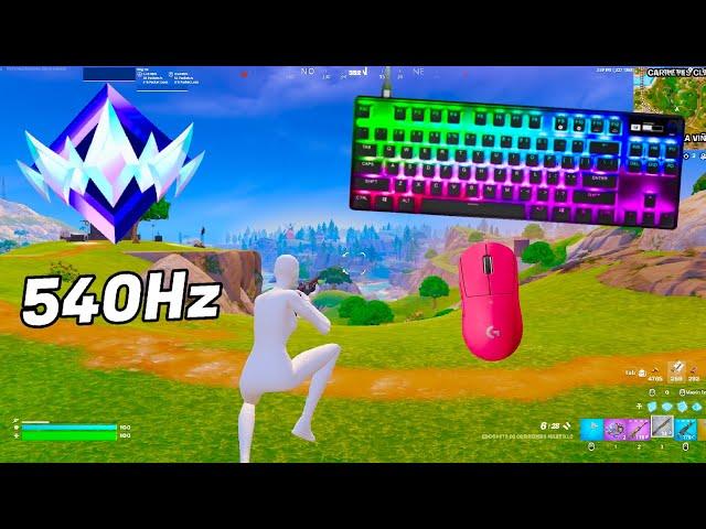 SteelSeries Apex Pro TKL ASMR  Solo Gameplay  Satisfying Keyboard Fortnite 360 FPS 4K