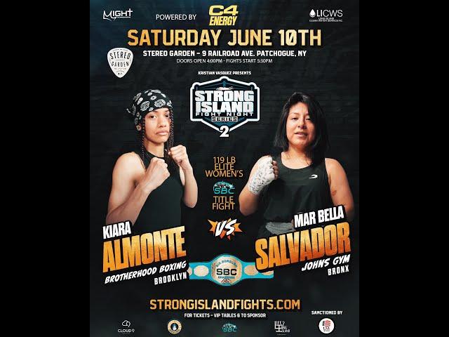 KIARA ALMONTE VS MAR BELLA SALVADOR 119LB ELITEWOMENS SBC TITLE