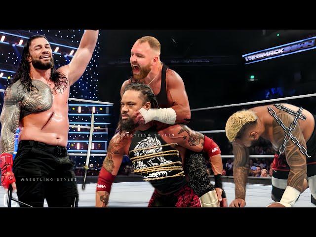 WWE 23 Nov 2024 Dean ambrose return to help Roman Reigns & attack Jacob Fatu & Solo Sikoa highlights