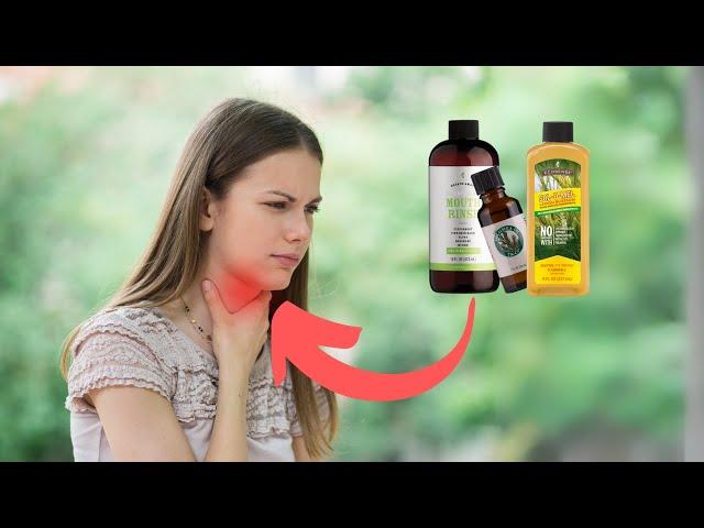 How to Get Rid of a Sore Throat with Melaleuca Products