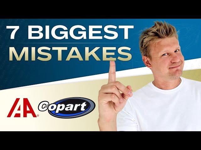 7 Common Mistakes to Avoid When Buying Cars at Copart, IAAI