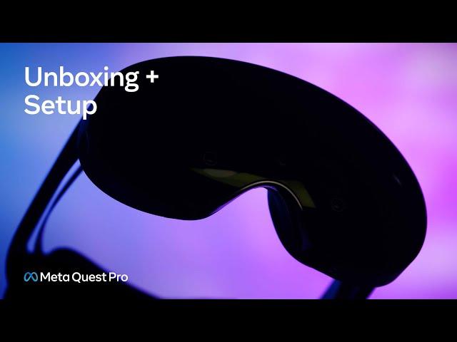 Meta Quest Pro Unboxing + Setup