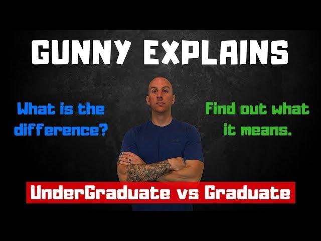 Undergraduate vs Graduate Explained | College Terminology