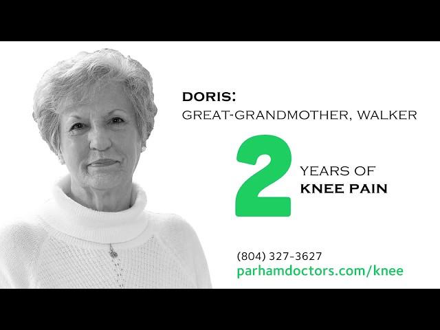 Doris' Story - Knee Replacement - Parham Doctors' Hospital