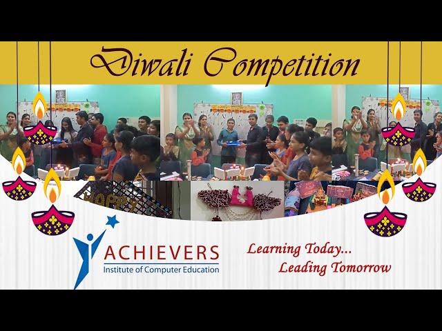 Diwali Competition | Achievers institute of Computer Education | 2022