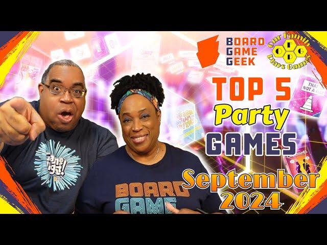 Top 5 Games for September 2024 - Top 5's w/ Our Family Plays Games