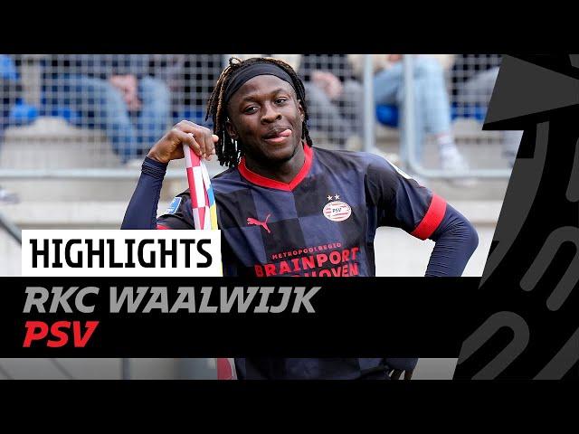 Johan Bakayoko scores again  | Highlights RKC Waalwijk - PSV