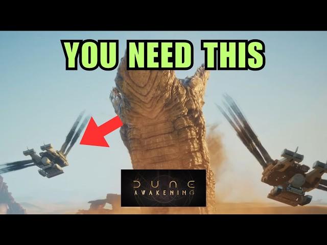 Dune Awakening The Ornithopter is Mandatory